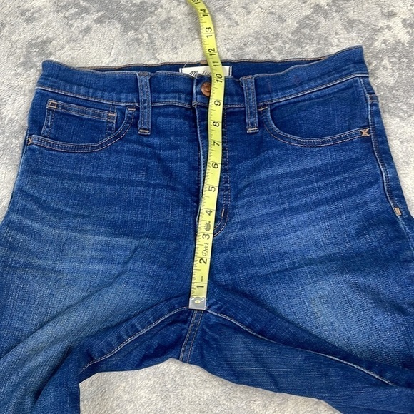 Madewell Roadtripper Jeans in Jansen Wash High Rise Stretch Skinny Sz 28 - Picture 6 of 14
